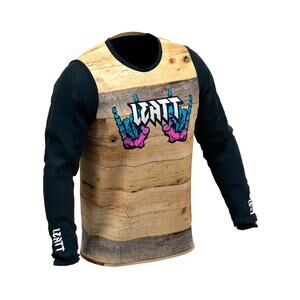 Leatt 3.0 Gravity Woody Mens MTB Mountain Bike Jersey Black Size Small